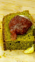 Strawberry Matcha Cornbread